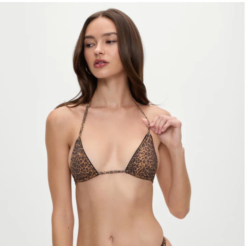 frankies bikinis x BELLA HADID Nick Triangle Bikini Top NWT XS